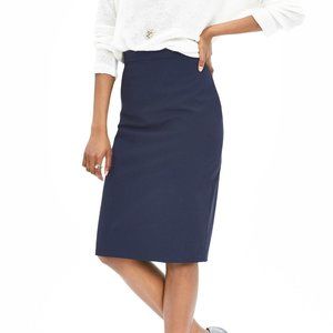 Navy Pencil Skirt